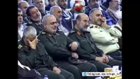 اشک های حاج قاسم  در برابر دختر شهید مدافع حرم
