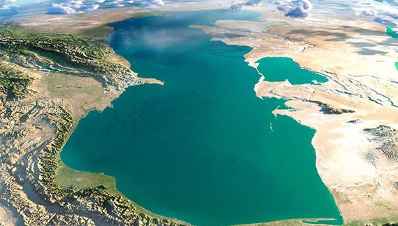 تایم لپس دریای خزر تا تهران